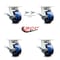 Service Caster 4 Inch Kingpinless Solid Poly Wheel Caster Brakes 2 Swivel Locks SCC, 4PK SCC-KP30S420-SPUR-SLB-BSL-2-SLB-2 - alternate 6